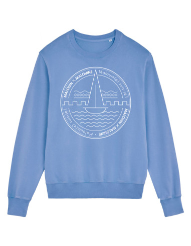 Sweat-Shirt Intra - bleu vintage