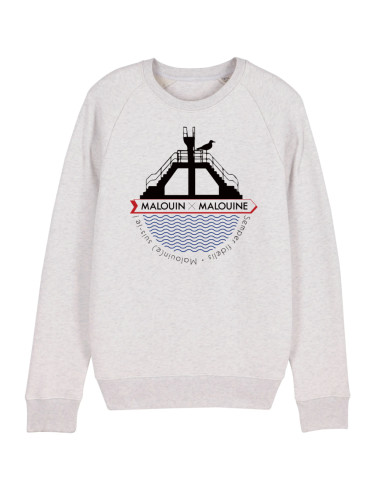 Sweat-Shirt Plongeoir - gris clair