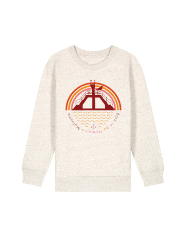 Sweat Kids Plongeoir - naturel chiné