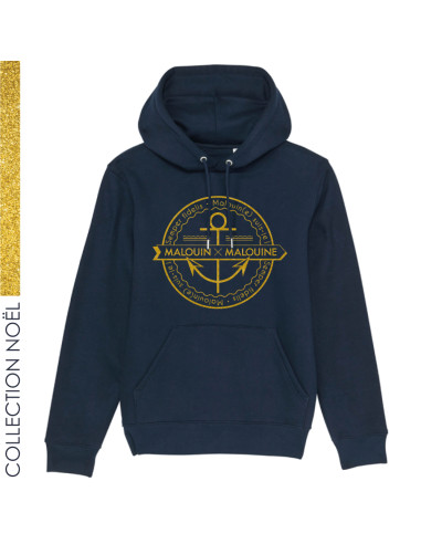 Sweat Hoodie Navy Ancre